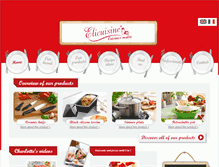 Tablet Screenshot of elicuisine.com
